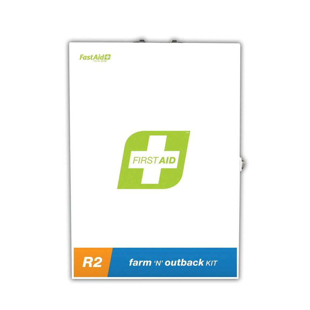 FastAid R2 Farm 'N' Outback First Aid Kit Metal Wall Mount-First Aid Kits-FastAid-ProtectCoAustralia
