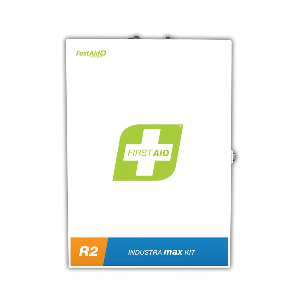 FastAid R2 Industra Max First Aid Kit Metal Wall Mount-First Aid Kits-FastAid-ProtectCoAustralia