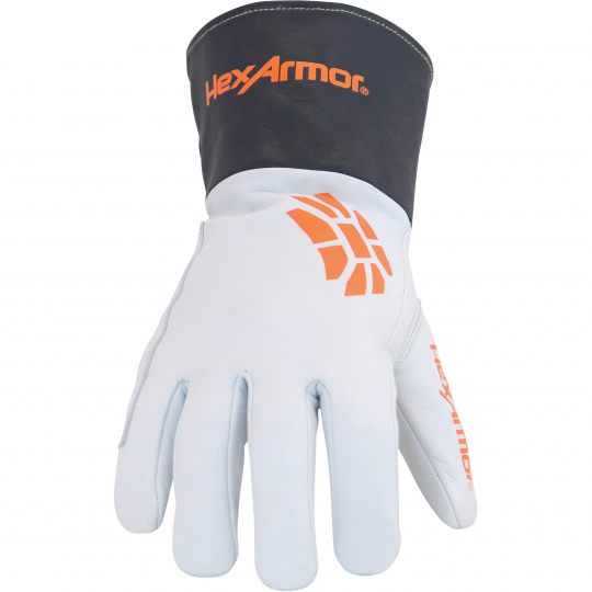 HexArmor Chrome SLT 4062 Leather Extended Cuff Welding Glove-Safety Gloves-HexArmor-ProtectCoAustralia