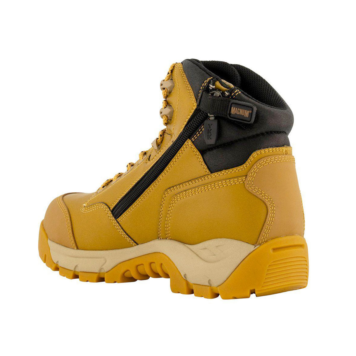 Magnum Precision Max Side-Zip Composite Toe Waterproof iShield Boot Wheat-Footwear-Magnum Footwear-ProtectCoAustralia