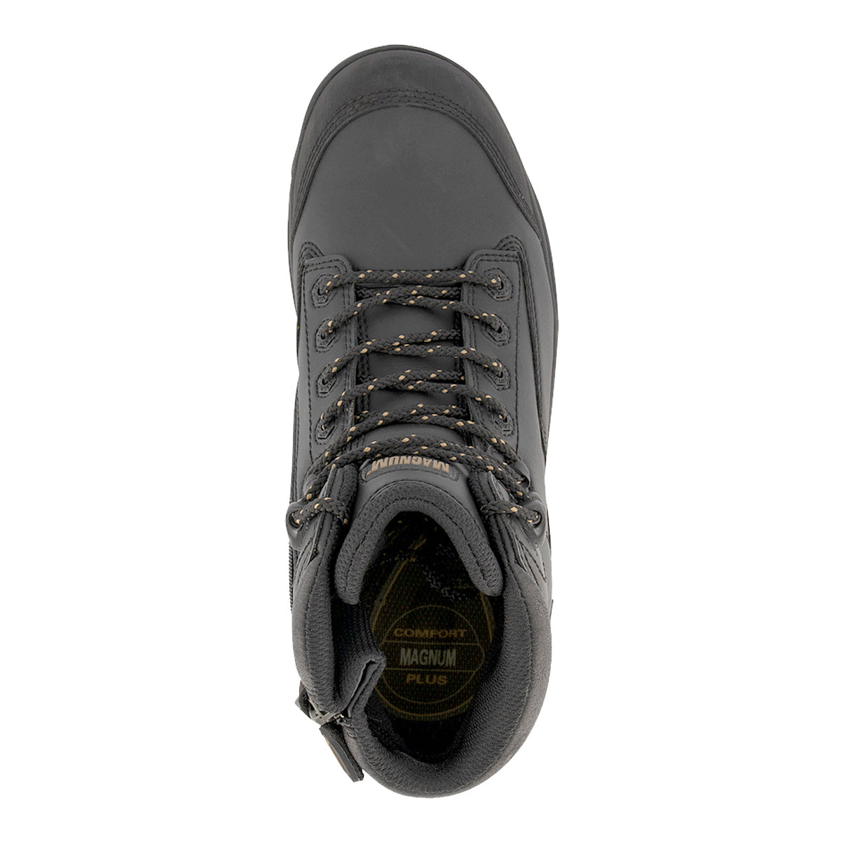 Magnum Precision Max Side-Zip Composite Toe Waterproof iShield Boot Wide Black-Footwear-Magnum Footwear-ProtectCoAustralia