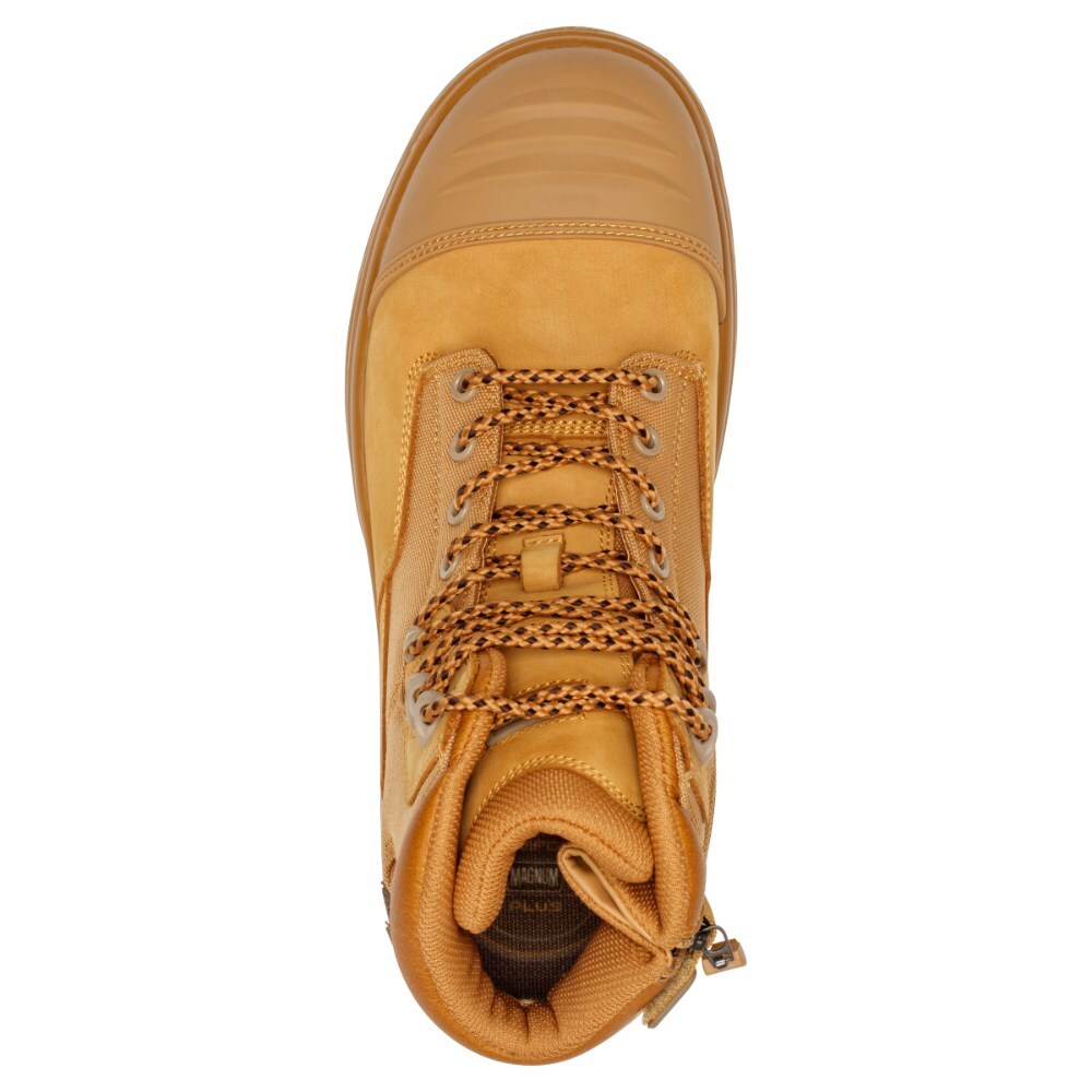 Magnum Storm Master Composite Toe Side Zip Waterproof Boot Wheat-Footwear-Magnum Footwear-ProtectCoAustralia