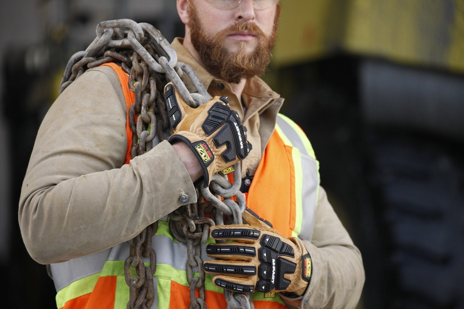 Mechanix Wear Durahide Cut Resistant Leather Driver M-Pact Driver F9-360 Glove-Safety Gloves-Mechanix Wear-ProtectCoAustralia