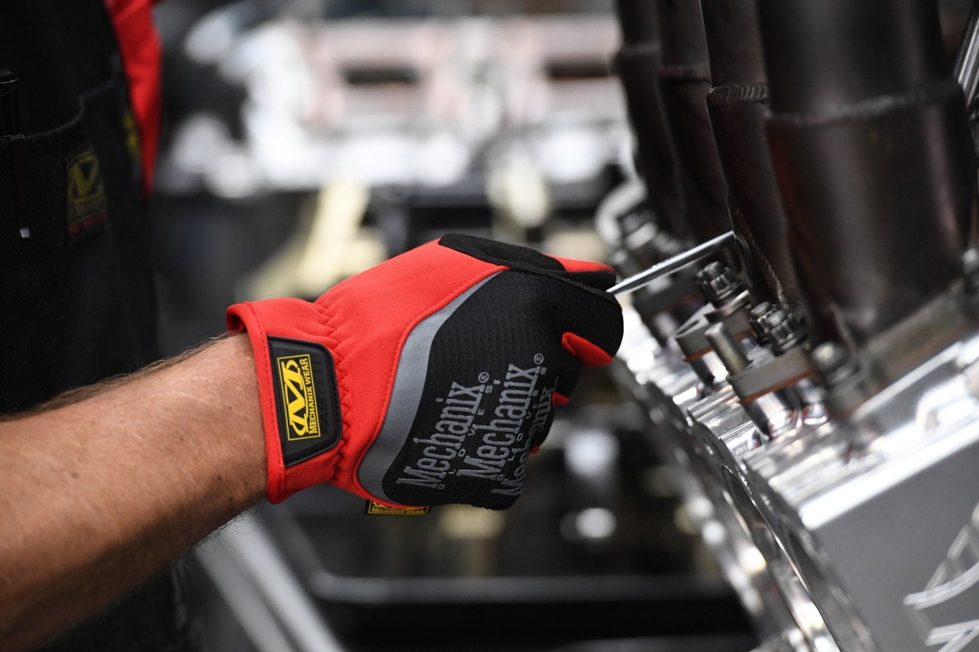 Mechanix Wear FastFit Work Glove Red-Safety Gloves-Mechanix Wear-ProtectCoAustralia