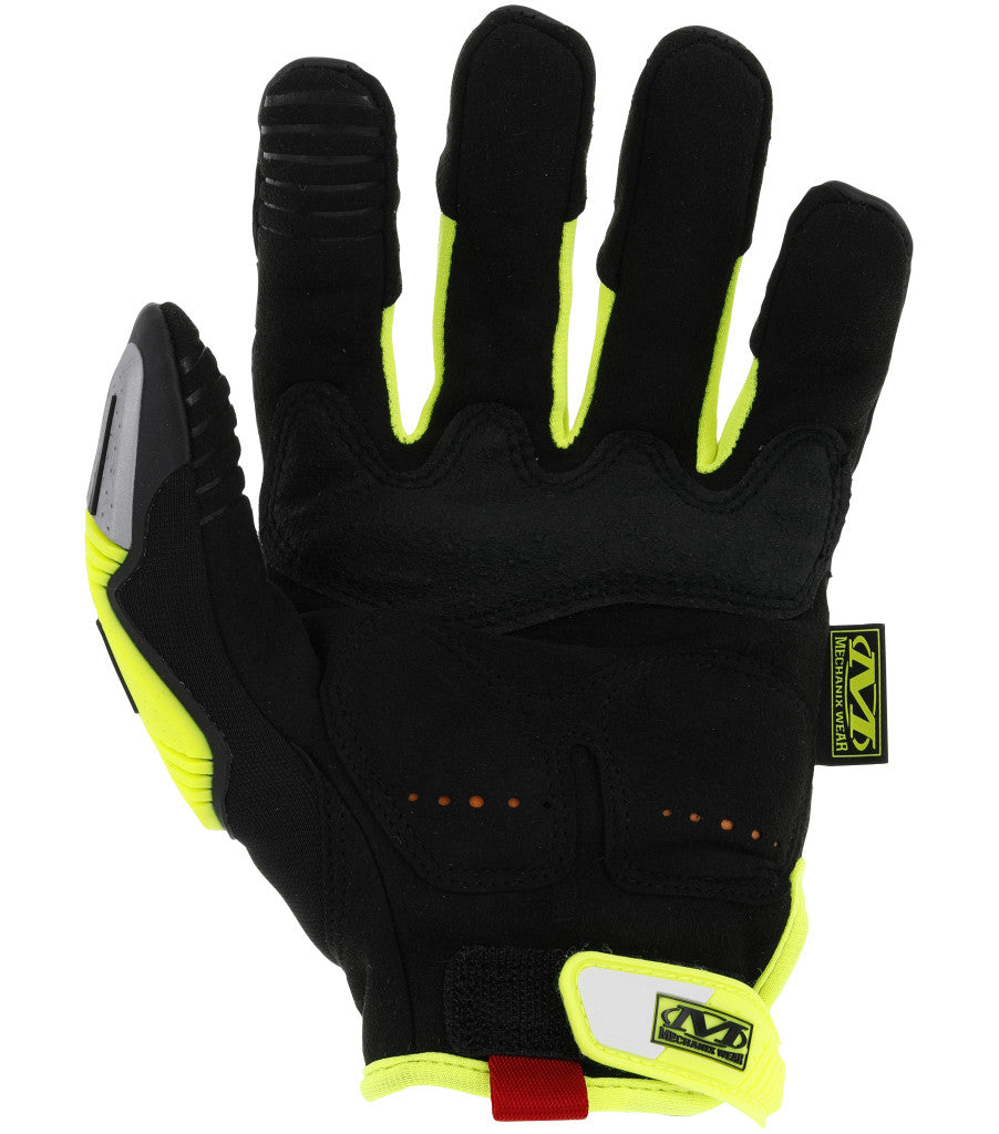 Mechanix Wear M-Pact Hi-Viz E5 Glove Fluorescent Yellow-Safety Gloves-Mechanix Wear-ProtectCoAustralia