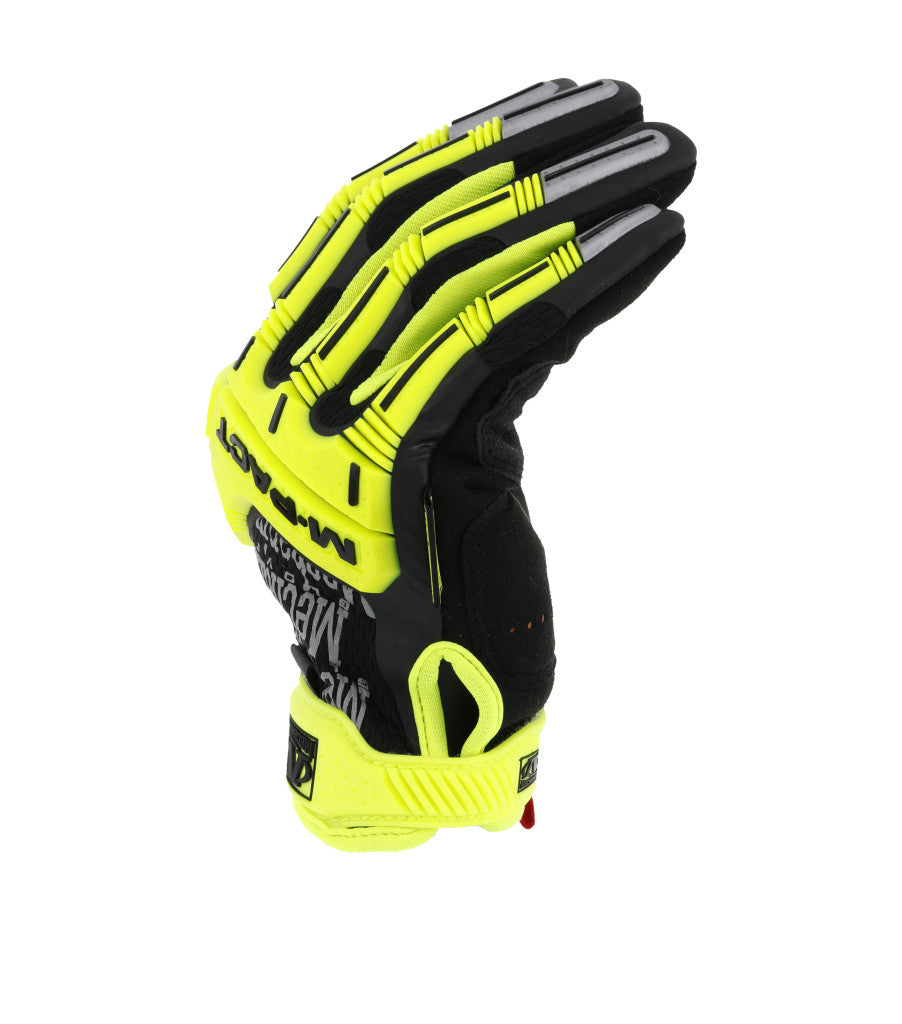 Mechanix Wear M-Pact Hi-Viz E5 Glove Fluorescent Yellow-Safety Gloves-Mechanix Wear-ProtectCoAustralia