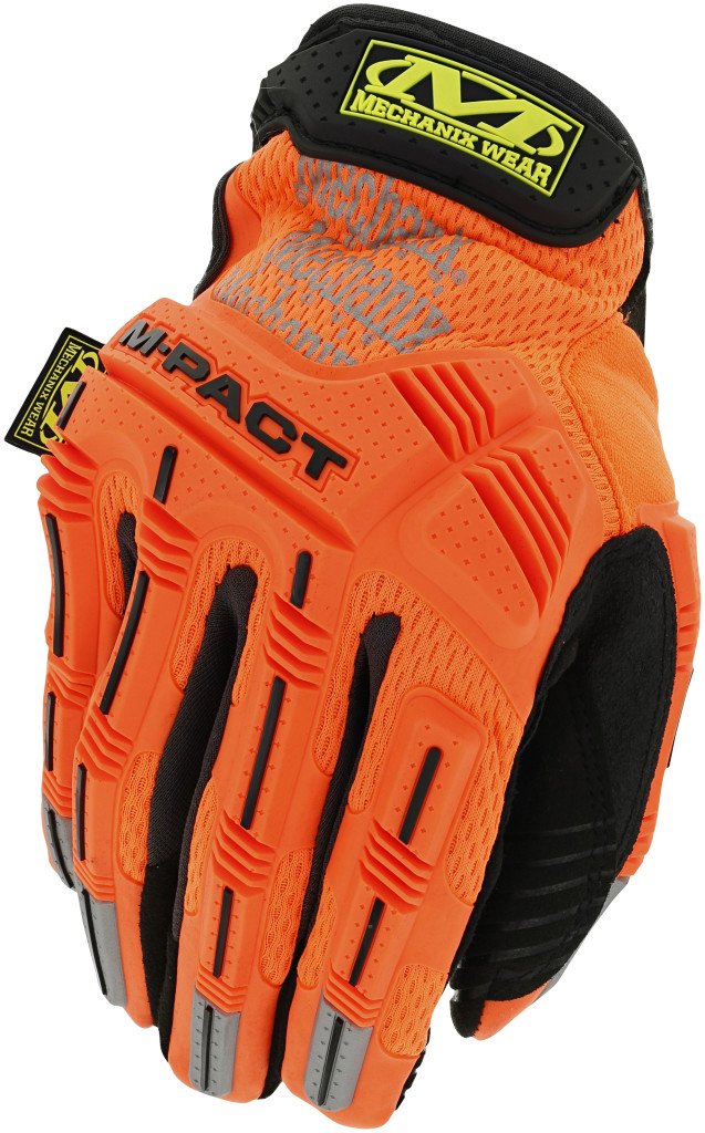 Mechanix Wear M-Pact Hi-Viz Glove Orange-Safety Gloves-Mechanix Wear-MECHANIX-SMP-99-008-Small-ProtectCoAustralia