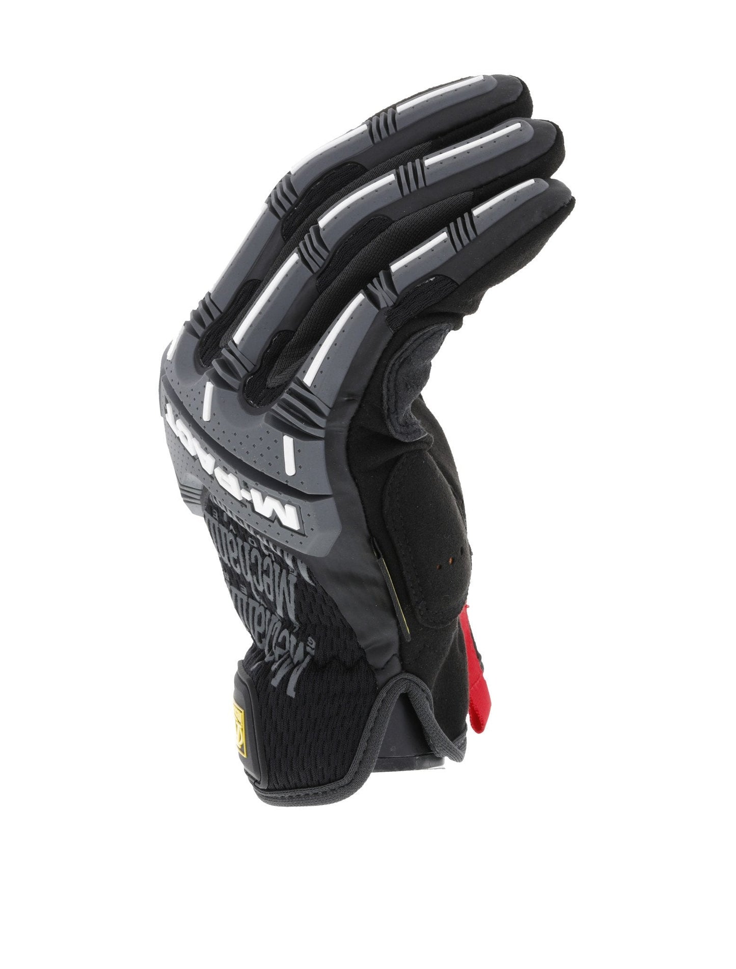 Mechanix Wear M-Pact Open Cuff Impact Resistant Glove Black Grey-Safety Gloves-Mechanix Wear-ProtectCoAustralia