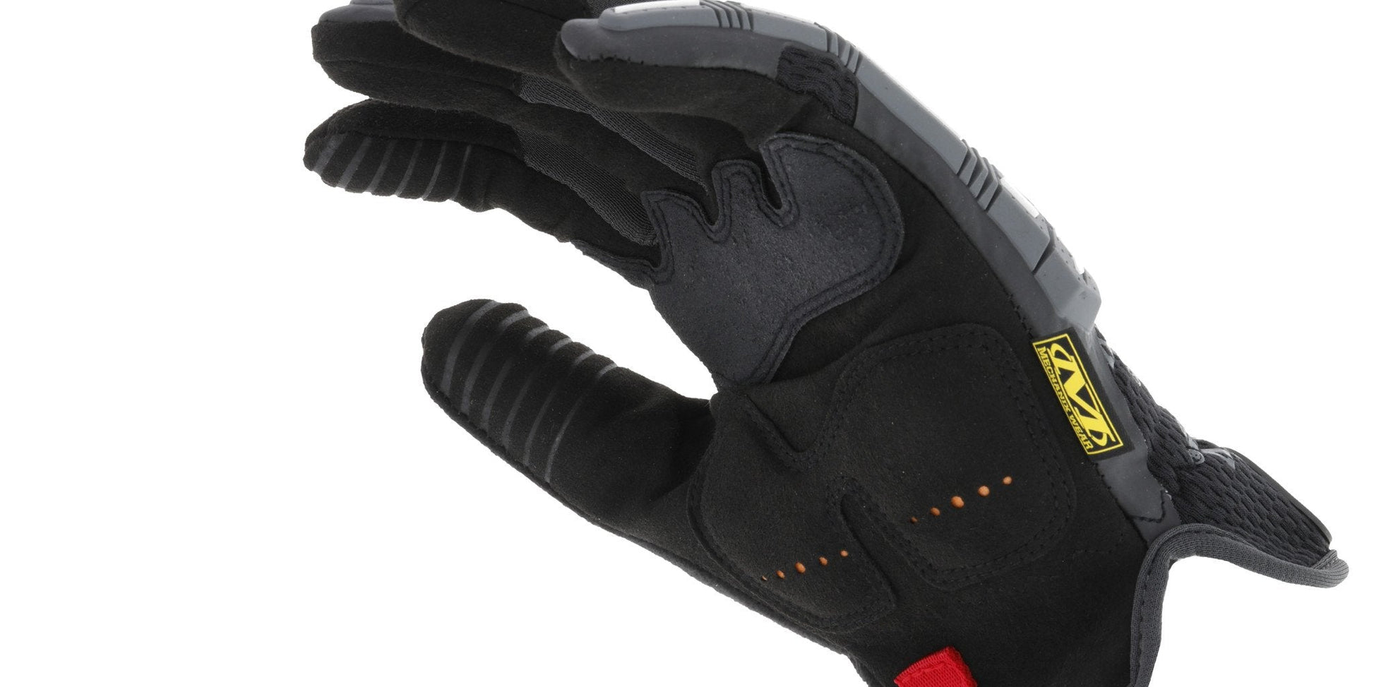 Mechanix Wear M-Pact Open Cuff Impact Resistant Glove Black Grey-Safety Gloves-Mechanix Wear-ProtectCoAustralia