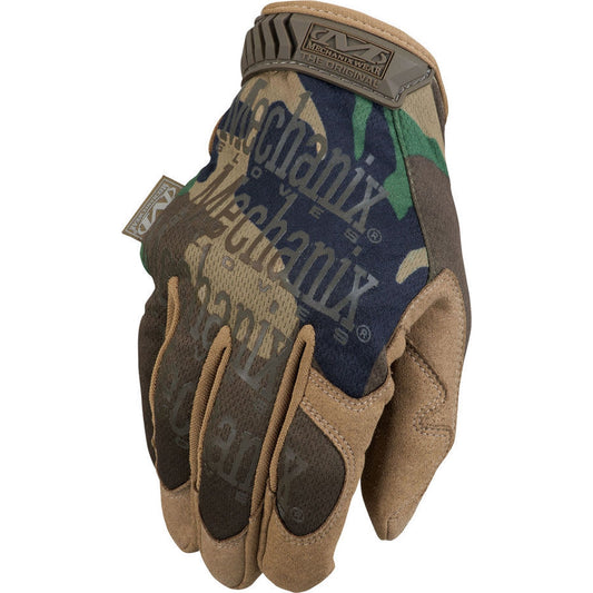 Mechanix Wear The Original Glove Woodland Camo-Safety Gloves-Mechanix Wear-MECHANIX-MG-77-008-Small-ProtectCoAustralia