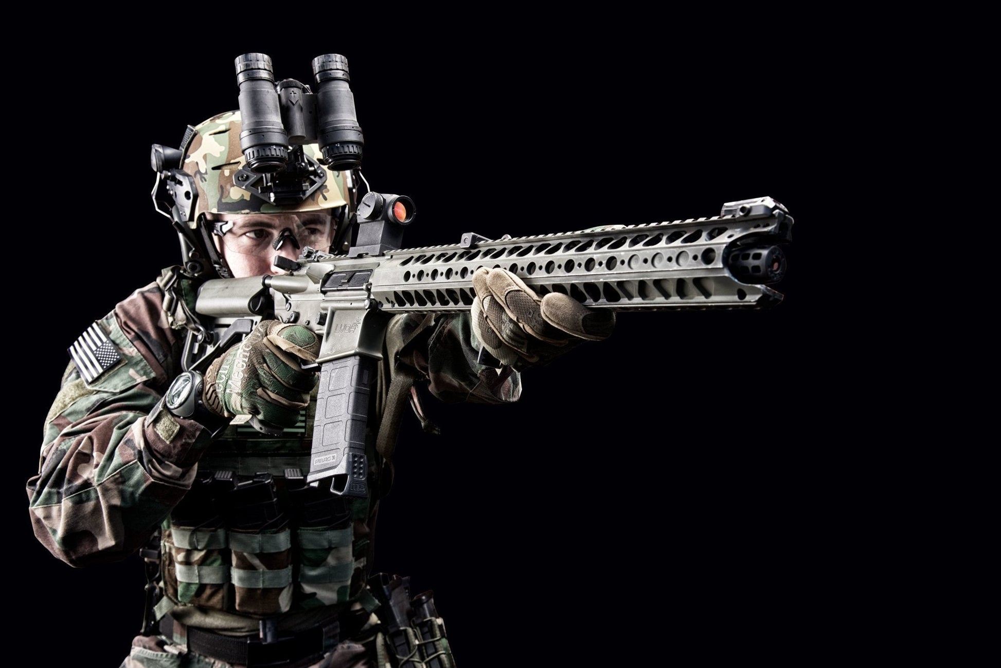 Mechanix Wear The Original Glove Woodland Camo-Safety Gloves-Mechanix Wear-ProtectCoAustralia