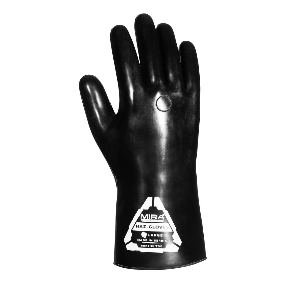 MIRA Safety HAZ-GLOVES Butyl Gloves for CBRN Protection Set of 4-Safety Gloves-MIRA Safety-ProtectCoAustralia
