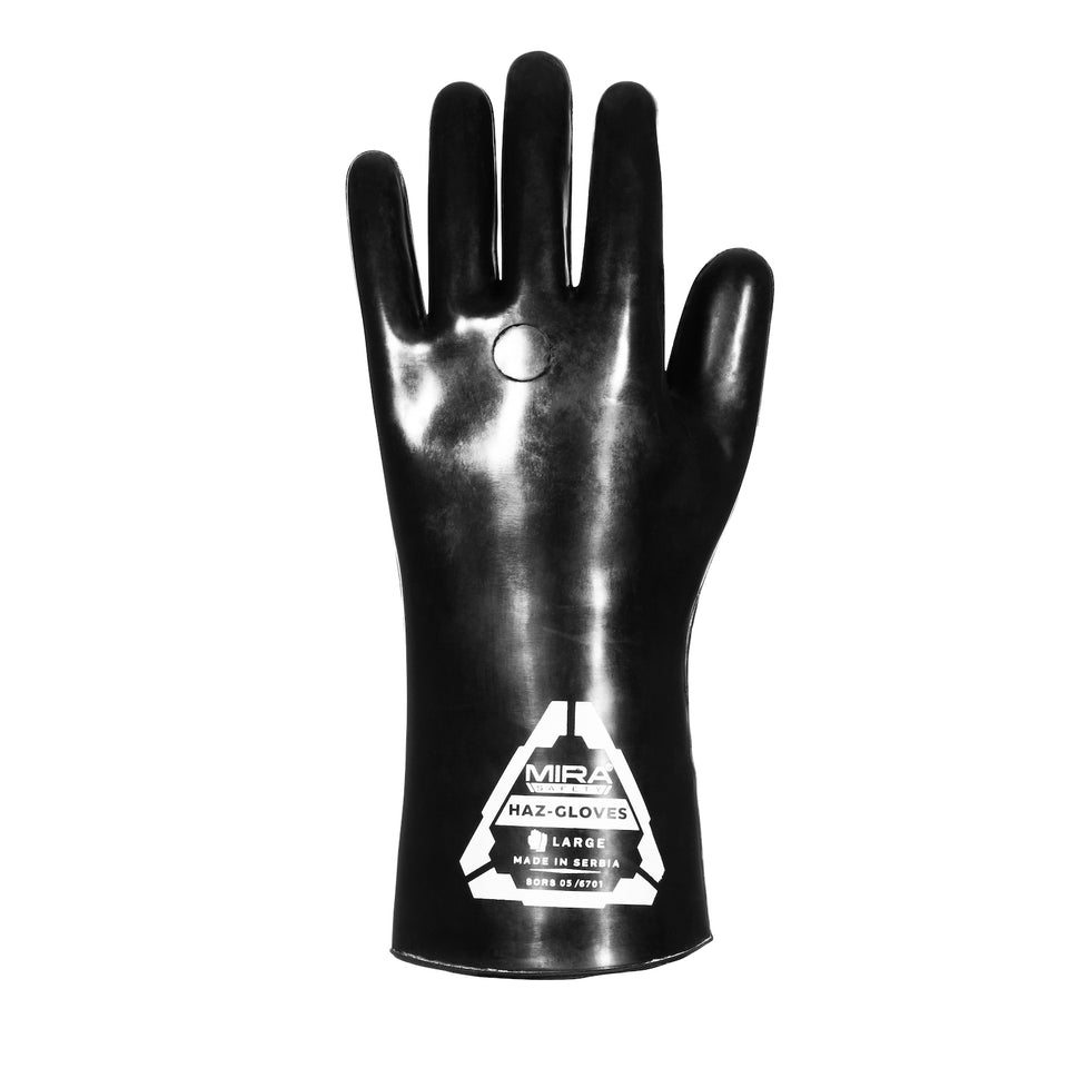 MIRA Safety HAZ-GLOVES Butyl Gloves for CBRN Protection Set of 4-Safety Gloves-MIRA Safety-ProtectCoAustralia