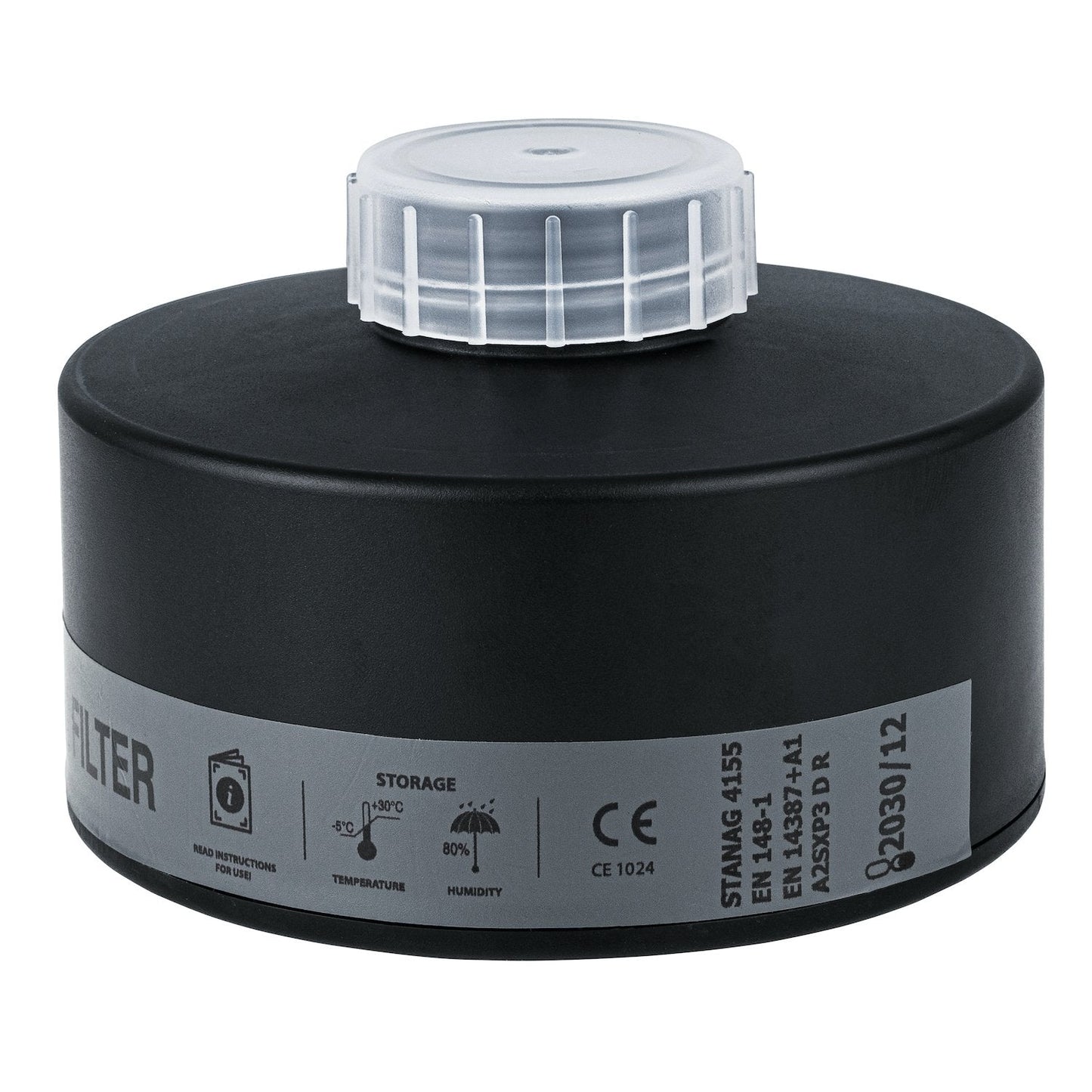 Mira Safety P-CAN Police and Corrections Gas Mask Filter-Respiratory Protection-MIRA Safety-ProtectCoAustralia