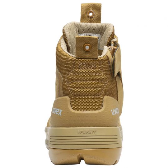 UVEX 2 X-Flow Side-Zip Work Boot Tan-Footwear-Uvex Safety-ProtectCoAustralia