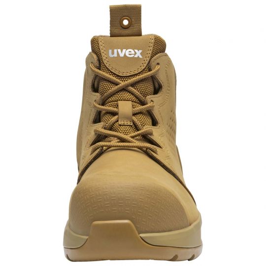 UVEX 2 X-Flow Side-Zip Work Boot Tan-Footwear-Uvex Safety-ProtectCoAustralia