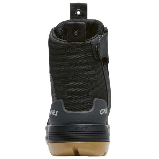 UVEX 3 X-Flow Side-Zip Work Boot Black/Tan-Footwear-Uvex Safety-ProtectCoAustralia