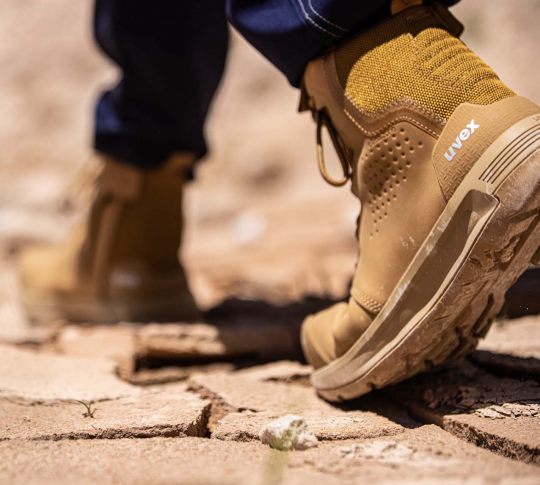 UVEX 3 X-Flow Tan Work Boot Wheat-Footwear-Uvex Safety-ProtectCoAustralia