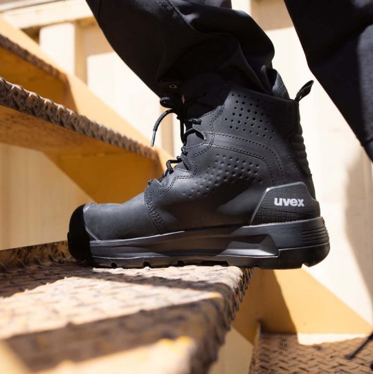 UVEX 3 X-Flow Work Boot Black-Footwear-Uvex Safety-ProtectCoAustralia