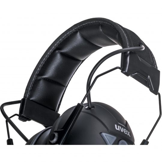 UVEX aXess One Hearing Protection Bluetooth Earmuff Black-Hearing Protection-Uvex Safety-ProtectCoAustralia