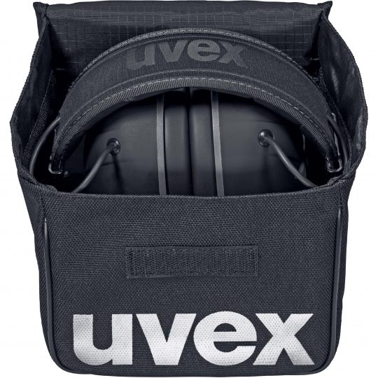UVEX aXess One Hearing Protection Bluetooth Earmuff Black-Hearing Protection-Uvex Safety-ProtectCoAustralia