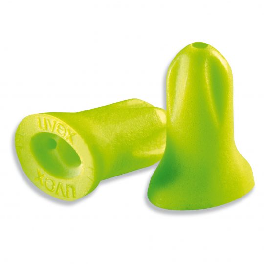 UVEX Hi-Com Disposable Class 2 Foam Plug Uncorded 200 Pairs / Box-Hearing Protection-Uvex Safety-UVEX-HC-UC-Lime-ProtectCoAustralia