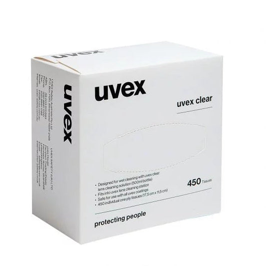 UVEX Lens Cleaning Tissues-Safety Glasses-Uvex Safety-ProtectCoAustralia