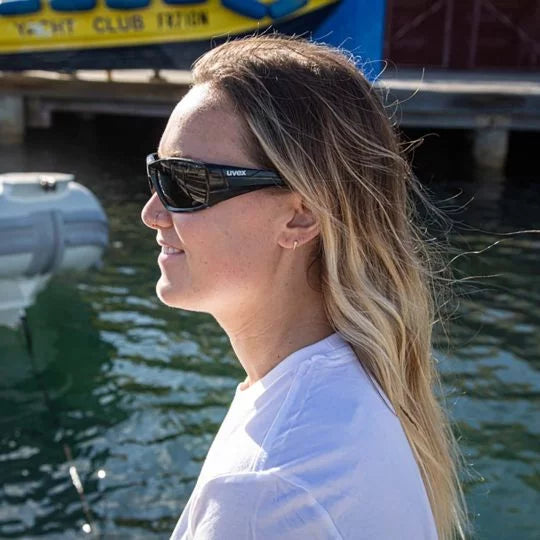 UVEX Oceania Polarised Safety Glasses-Safety Glasses-Uvex Safety-ProtectCoAustralia