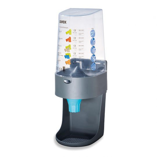 UVEX Plug Dispenser Blue Base Clear Jar-Hearing Protection-Uvex Safety-ProtectCoAustralia