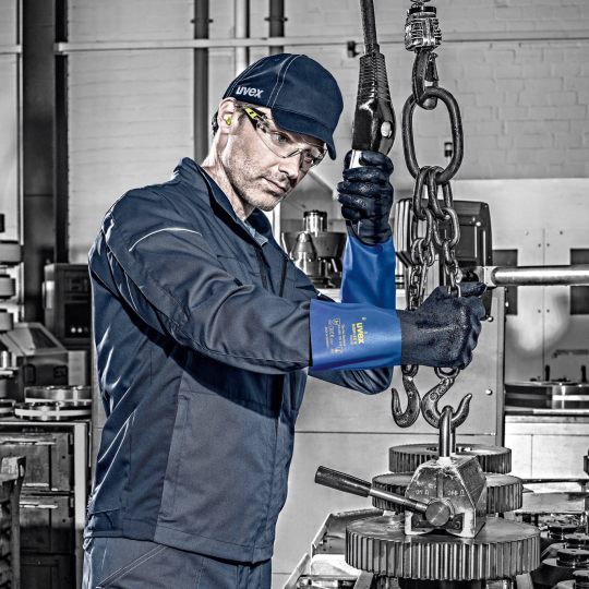 UVEX Rubiflex S XG27B Chemical Protection Glove-Safety Gloves-Uvex Safety-ProtectCoAustralia