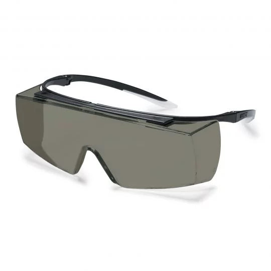 UVEX Super F OTG Glasses-Safety Glasses-Uvex Safety-9169-946-Black/Clear-Grey 23%-ProtectCoAustralia