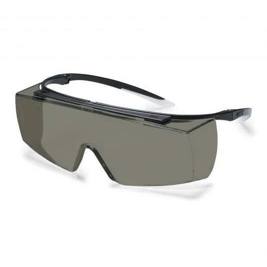 UVEX Super F OTG Glasses-Safety Glasses-Uvex Safety-9169-946-Black/Clear-Grey 23%-ProtectCoAustralia