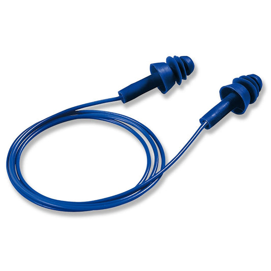 UVEX Whisper Plus Reusable Detectable Earplugs Blue 50 Pairs / Hygiene Box-Hearing Protection-Uvex Safety-ProtectCoAustralia
