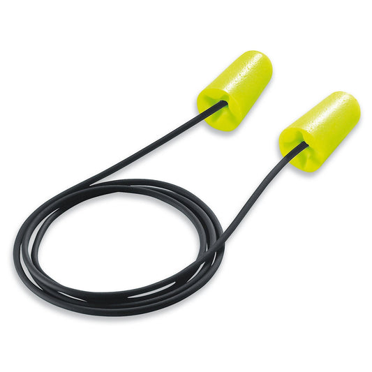UVEX X-Fit Foam Corded Disposable Earplugs Lime 100 Pairs / Box-Hearing Protection-Uvex Safety-ProtectCoAustralia