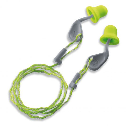 UVEX Xact-Fit Earplugs with Cord 50 Pairs / Box-Hearing Protection-Uvex Safety-ProtectCoAustralia