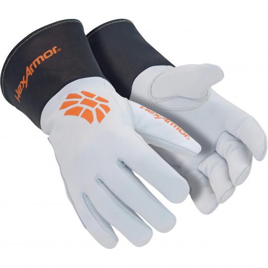 HexArmor Chrome SLT 4062 Leather Extended Cuff Welding Glove-Safety Gloves-HexArmor-ProtectCoAustralia