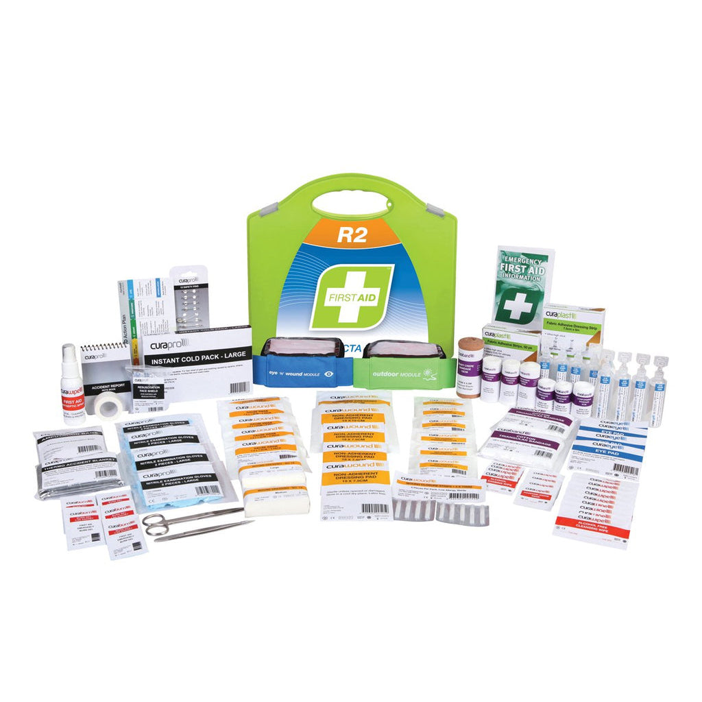 FastAid R2 Constructa Max First Aid Kit Plastic Portable-First Aid Kits-FastAid-FAR2C20-ProtectCoAustralia