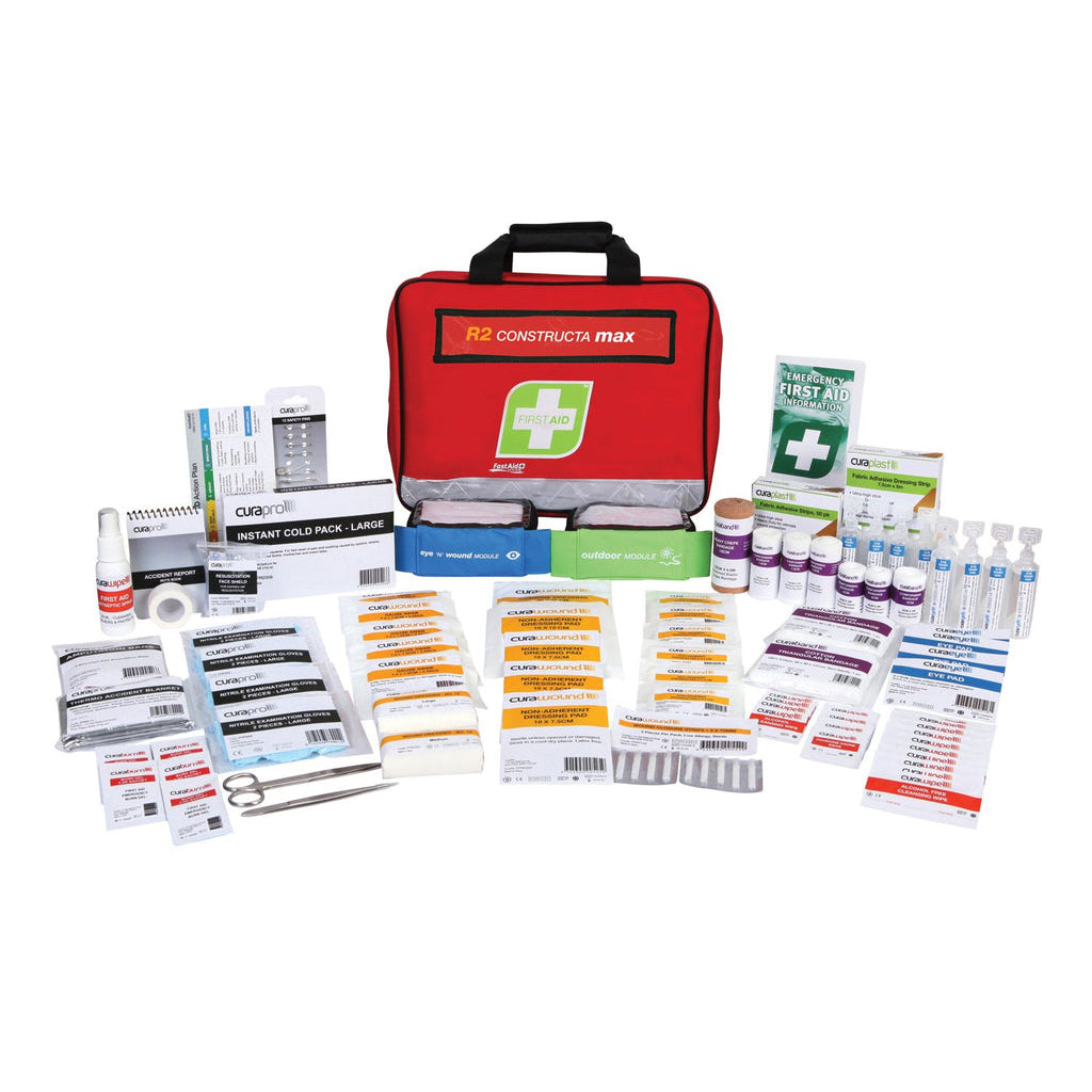 FastAid R2 Constructa Max First Aid Kit Soft Pack-First Aid Kits-FastAid-FAR2C30-ProtectCoAustralia