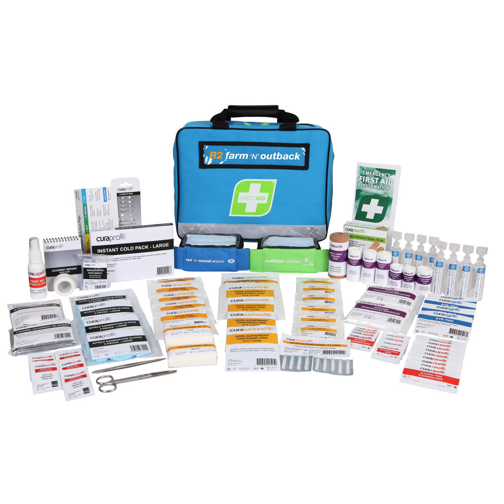 FastAid R2 Farm 'N' Outback First Aid Kit Soft Pack-First Aid Kits-FastAid-FAR2N30-ProtectCoAustralia