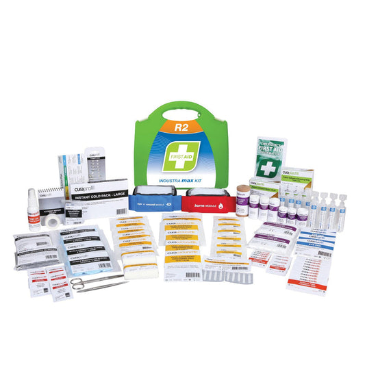 FastAid R2 Industra Max First Aid Kit Plastic Portable-First Aid Kits-FastAid-FAR2I20-ProtectCoAustralia