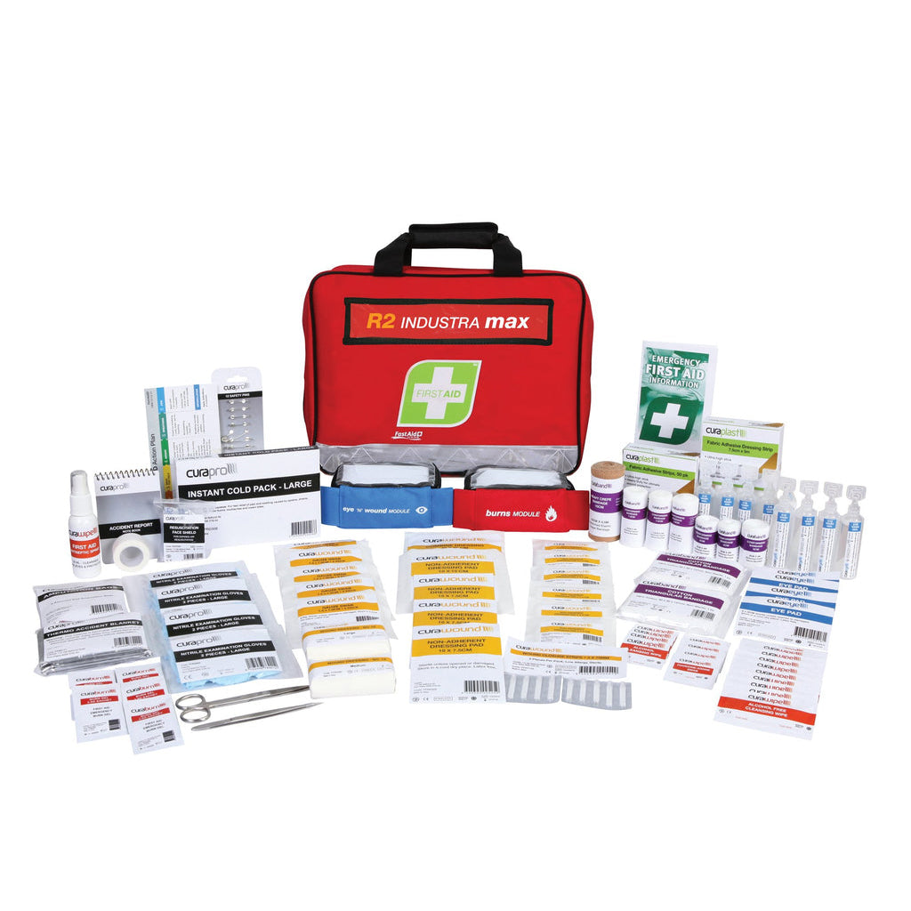 FastAid R2 Industra Max First Aid Kit Soft Pack-First Aid Kits-FastAid-FAR2I30-ProtectCoAustralia