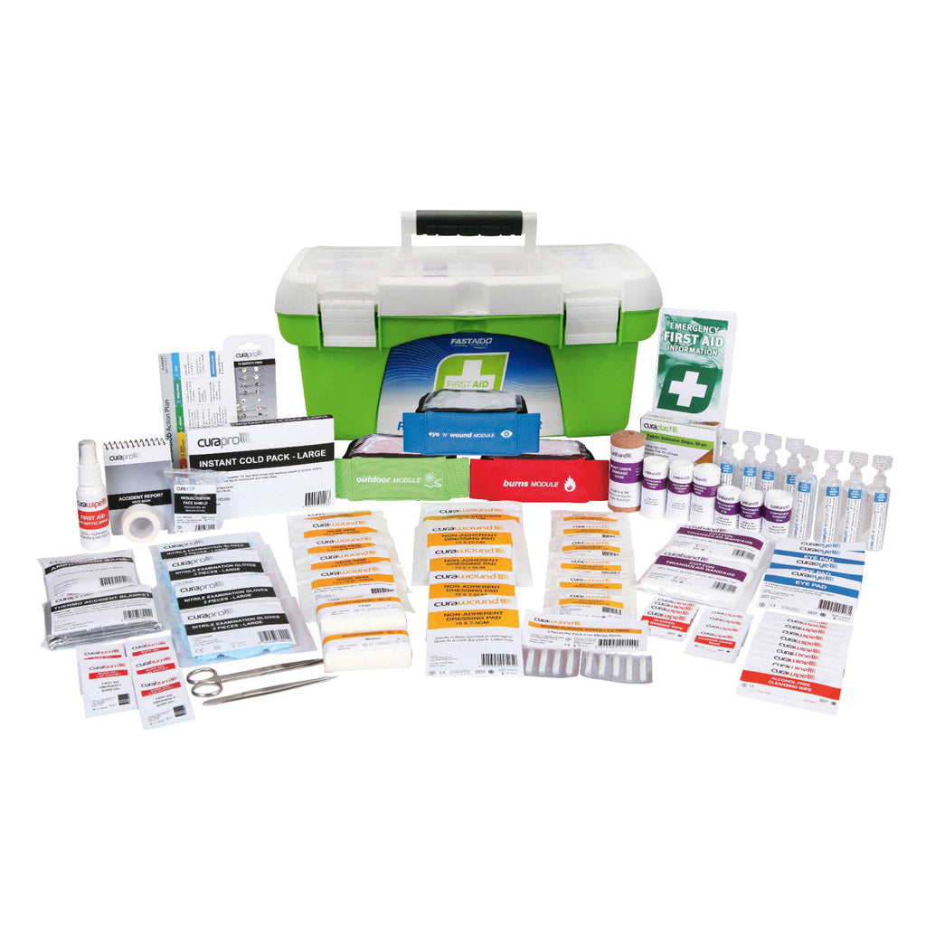 FastAid R2 Response Plus First Aid Kit Tackle Box-First Aid Kits-FastAid-FAR2X22-ProtectCoAustralia