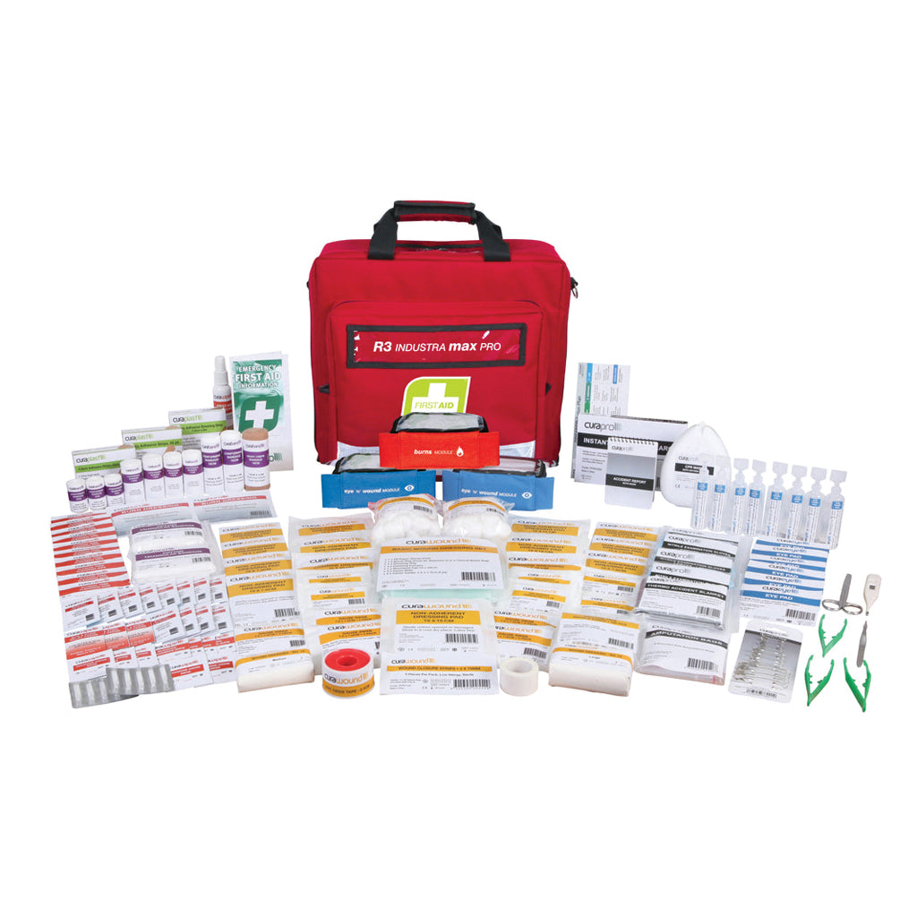 FastAid R3 Industra Max Pro First Aid Kit Soft Pack-First Aid Kits-FastAid-FAR3I30-ProtectCoAustralia