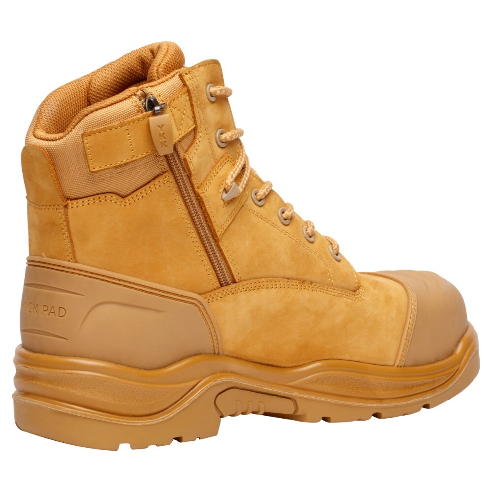 Magnum Storm Master Composite Toe Side Zip Waterproof Boot Wheat-Footwear-Magnum Footwear--ProtectCoAustralia