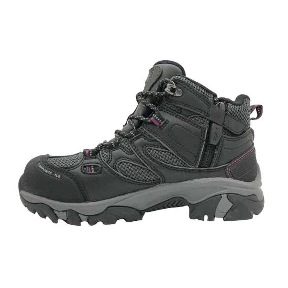 Magnum XT Boron Mid CT SZ WP Womens Boots Black Purple-Footwear-Magnum Footwear--ProtectCoAustralia