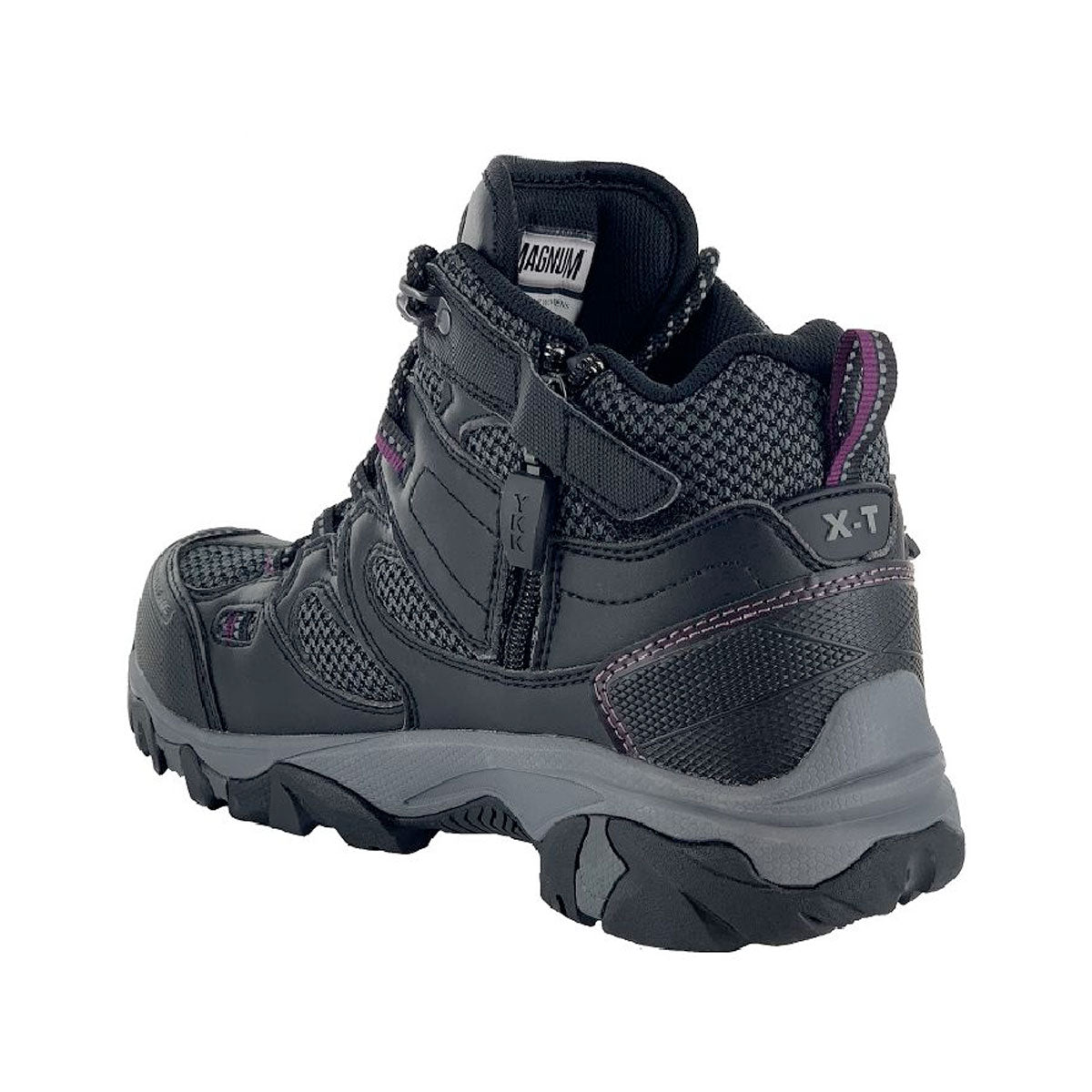 Magnum XT Boron Mid CT SZ WP Womens Boots Black Purple-Footwear-Magnum Footwear--ProtectCoAustralia