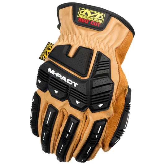 Mechanix Wear Durahide Cut Resistant Leather Driver M-Pact Driver F9-360 Glove-Safety Gloves-Mechanix Wear-ProtectCoAustralia