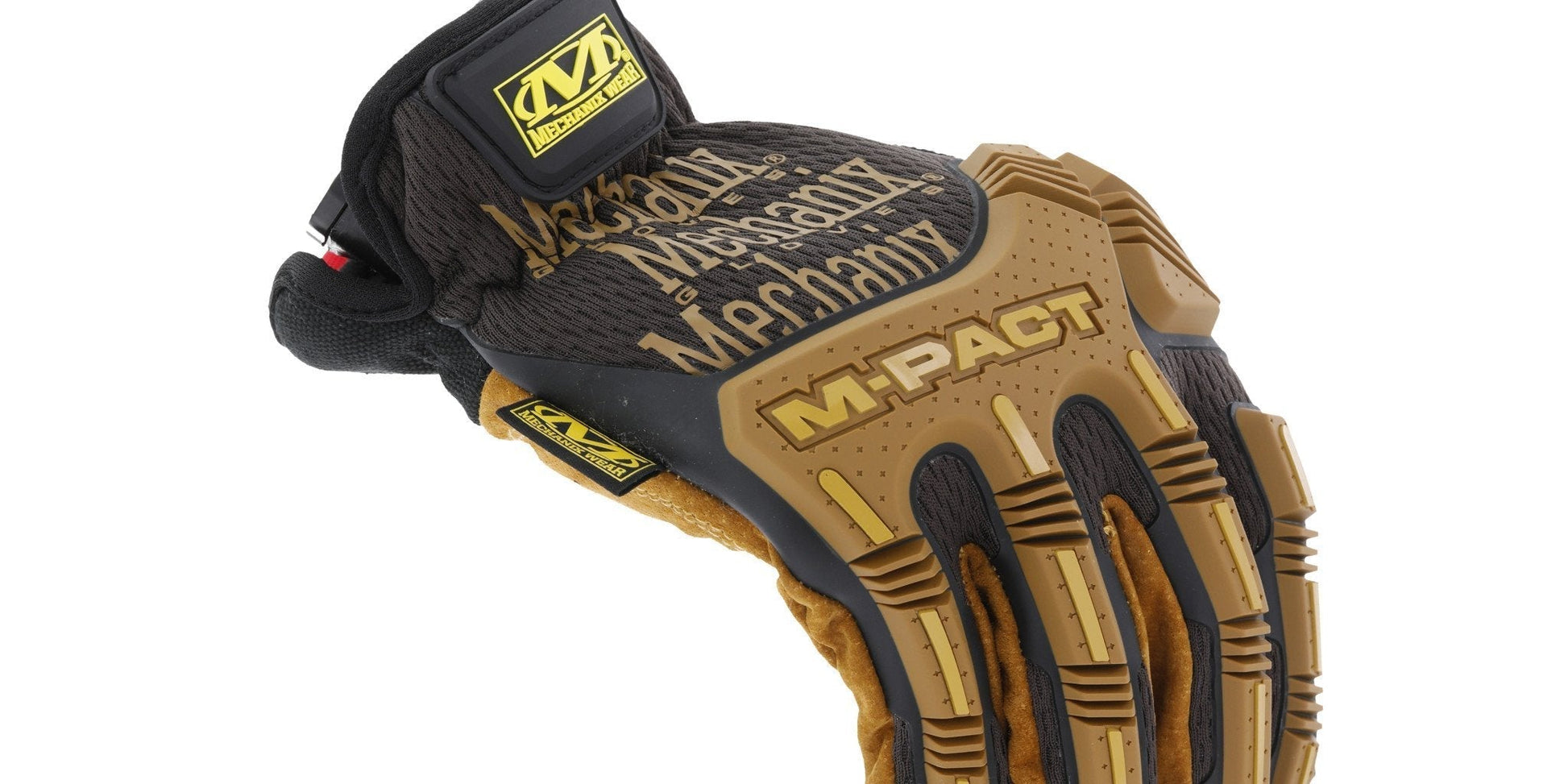 Mechanix Wear Durahide M-Pact Open Cuff Leather Glove-Safety Gloves-Mechanix Wear--ProtectCoAustralia