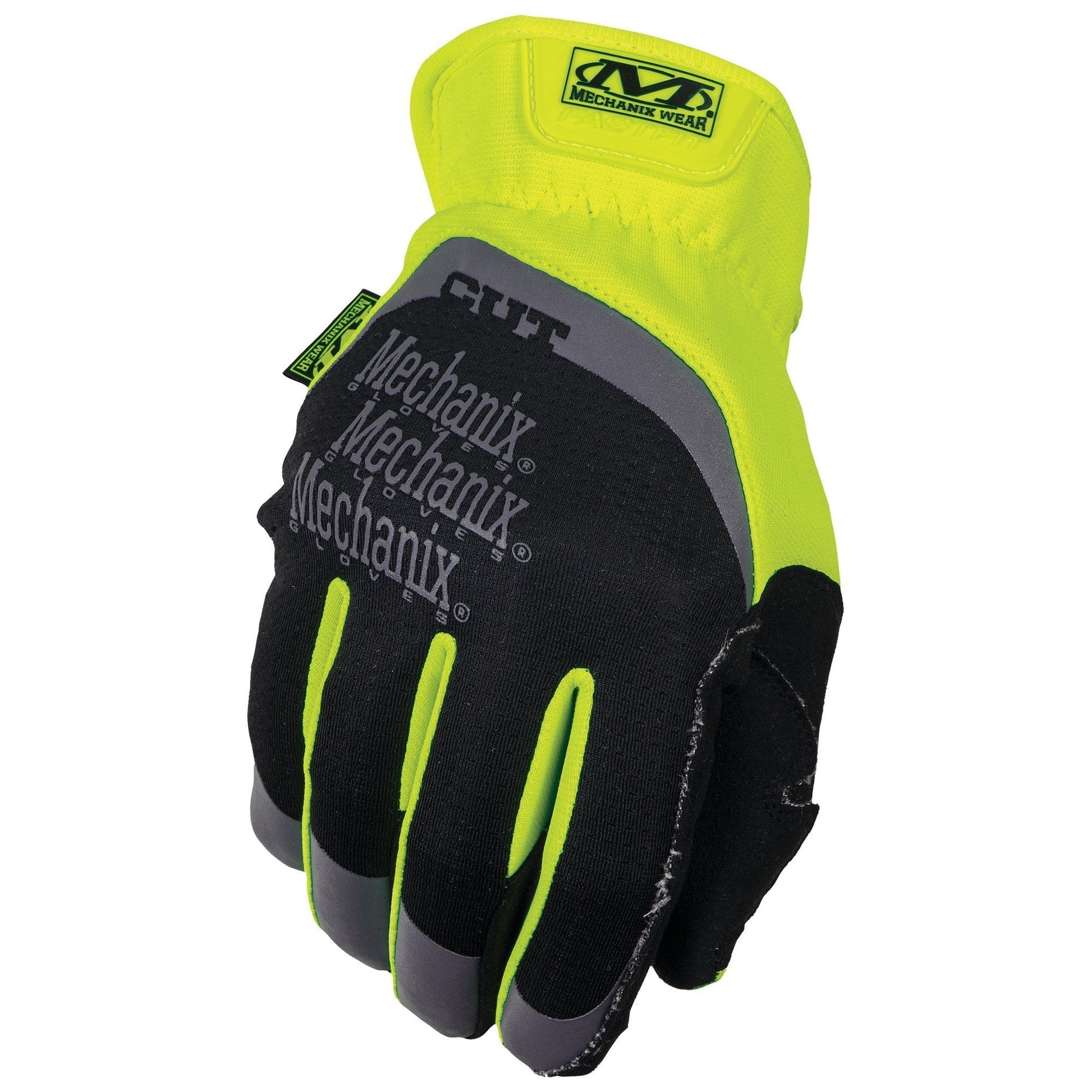 Mechanix Wear FastFit E5 Cut-Resistant Gloves Hi-Viz Yellow-Safety Gloves-Mechanix Wear-ProtectCoAustralia