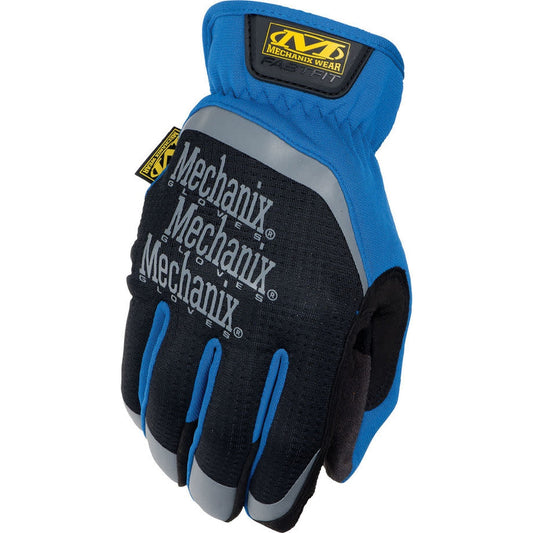 Mechanix Wear FastFit Work Glove Blue-Safety Gloves-Mechanix Wear-MECHANIX-MFF-03-008-Small-ProtectCoAustralia